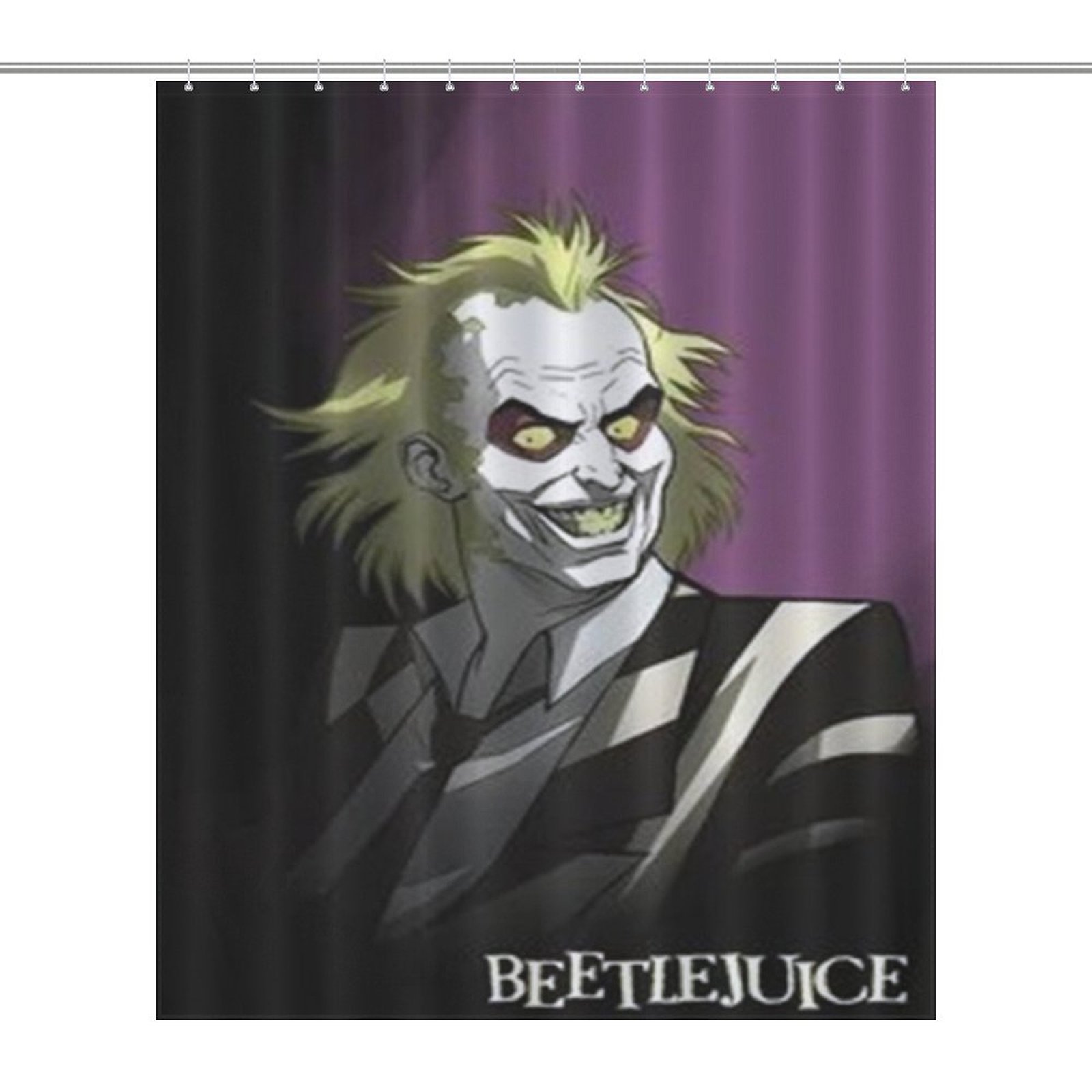 Beetle juice Bathroom Curtains Halloween Bathroom Curtains For Boys And