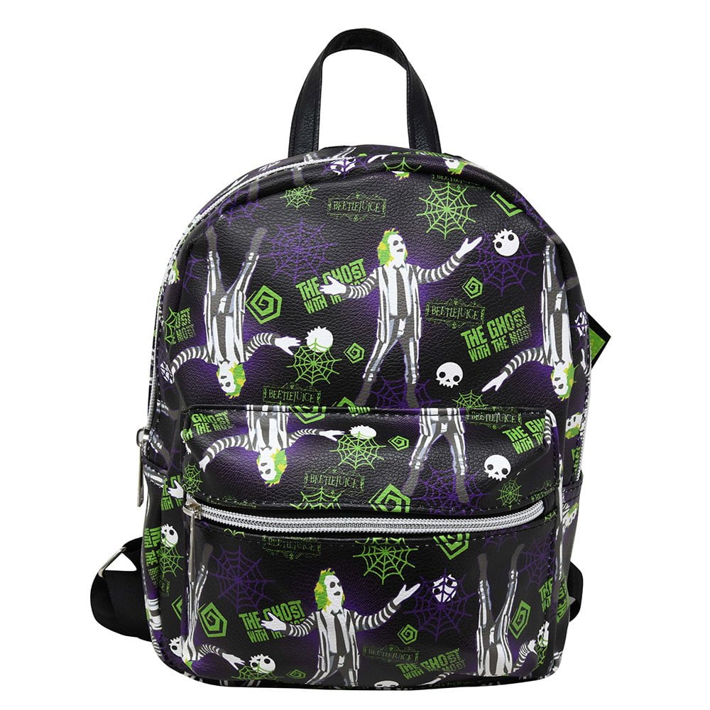 UPD Beetlejuice 10" Mini PU Backpack 8" x 4" x 10"