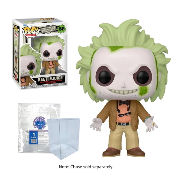 Beetlejuice 2: Beetlejuice #1689 Funko Pop + Blue Salamander Emporium Protective Case