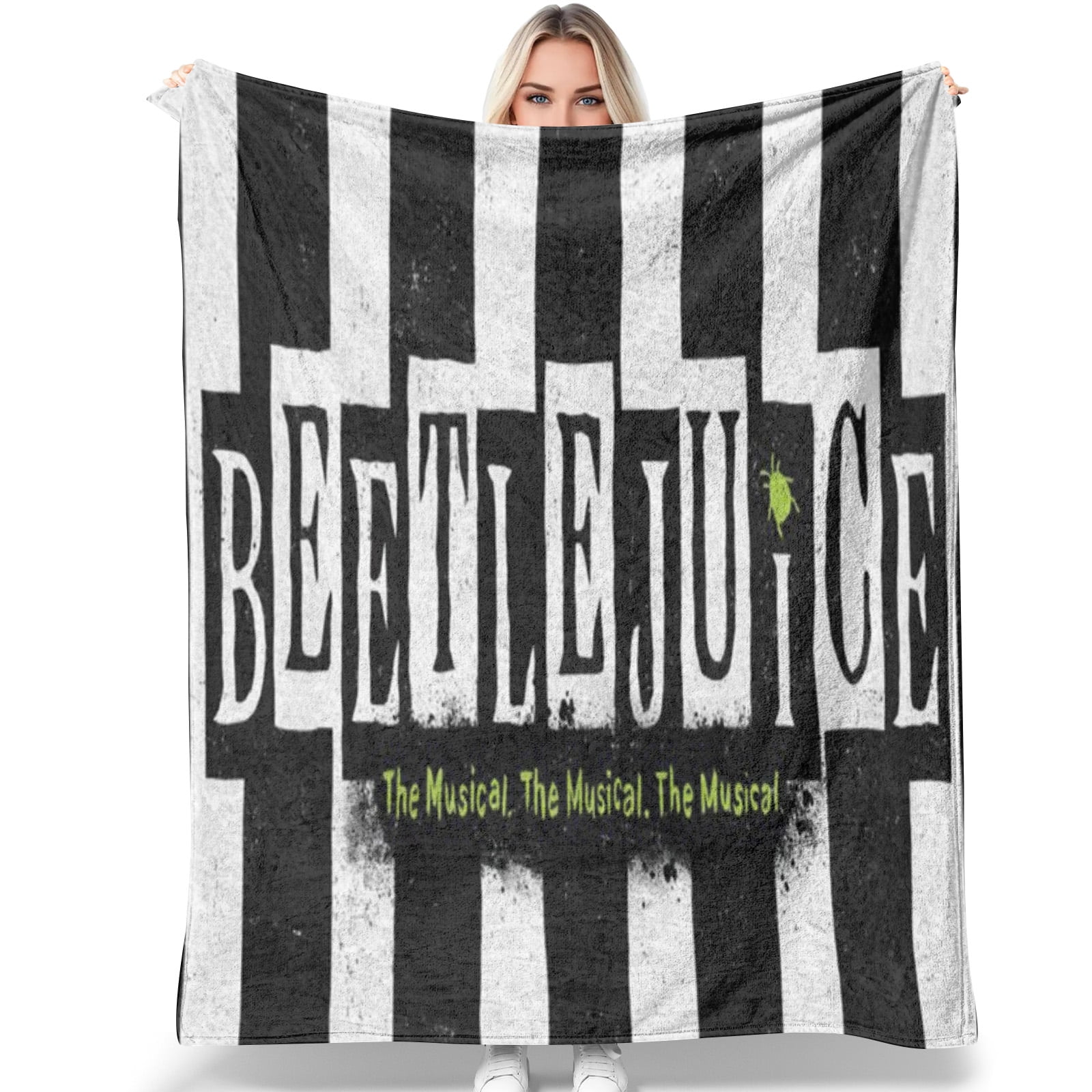 Beetlejuice Beetlejuice 2024 Blanket Halloween Christmas Lightweight
