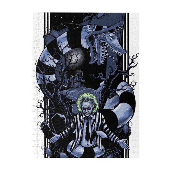 Beetlejuice 500 Piece Jigsaw Puzzle Educational Toys & Games Family-Friendly Activity