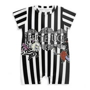CPFUYMI Beetlejuice Baby Romper Shorts Jumpsuit Summer Outfit Trendy Clothes Cute Clothing