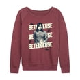 thumbnail image 1 of Beetlejuice BeetleJuice - Astrid Betelgeuse - Women's French Terry Long Sleeve Shirt, 1 of 5