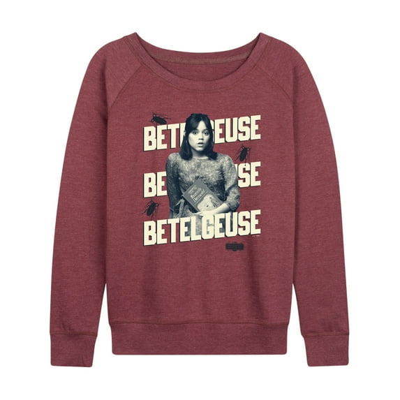 Beetlejuice BeetleJuice - Astrid Betelgeuse - Women's French Terry Long Sleeve Shirt