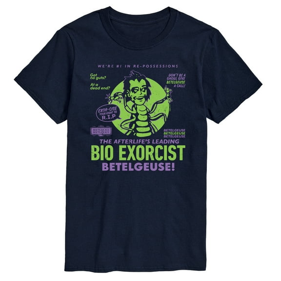Beetlejuice BeetleJuice - Betelgeuse Bio Exorcist - Men's Short Sleeve Graphic T-Shirt