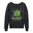 thumbnail image 1 of Beetlejuice BeetleJuice - Betelgeuse Bio Exorcist - Women's French Terry Long Sleeve Shirt, 1 of 5