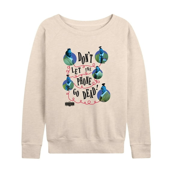Beetlejuice BeetleJuice - Bob Don’t Let The Phone Go Dead - Women's French Terry Long Sleeve Shirt