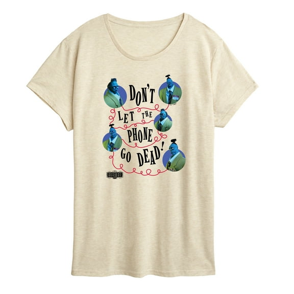 Beetlejuice BeetleJuice - Bob Don’t Let The Phone Go Dead - Women's Short Sleeve Graphic T-Shirt