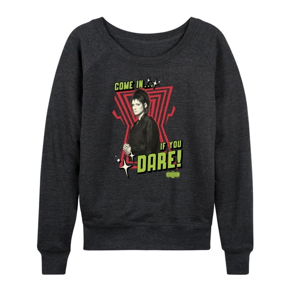 Beetlejuice BeetleJuice - Lydia Deetz Come In If You Dare - Women's French Terry Long Sleeve Shirt