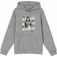 thumbnail image 1 of Beetlejuice Beetlejuice Astrid Betelgeuse Heather Gray Adult Long Sleeve Hoodie-Medium, 1 of 3