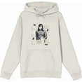 thumbnail image 1 of Beetlejuice Beetlejuice Astrid Betelgeuse Sand Adult Long Sleeve Hoodie-Small, 1 of 3