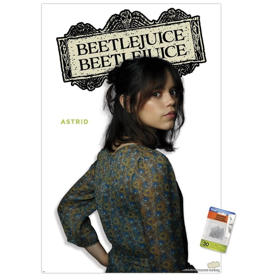 Beetlejuice Beetlejuice - Astrid Feature Series Wall Poster with Pushpins, 22.375" x 34"