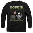 thumbnail image 1 of Beetlejuice Beetlejuice Astrid Homage Unisex Adult Long-Sleeve T Shirt, Black, Medium, 1 of 4