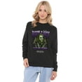 thumbnail image 1 of Beetlejuice Beetlejuice Band Women's Crew Sweatshirt, Black, Small, 1 of 4