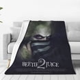 thumbnail image 1 of Beetlejuice Beetlejuice Blanket Super Soft Cozy Throw Blanket Fuzzy Comfy Flannel Blanket Warm Plush Blankets For Couch, Sofa, Bed 50"X40", 1 of 8