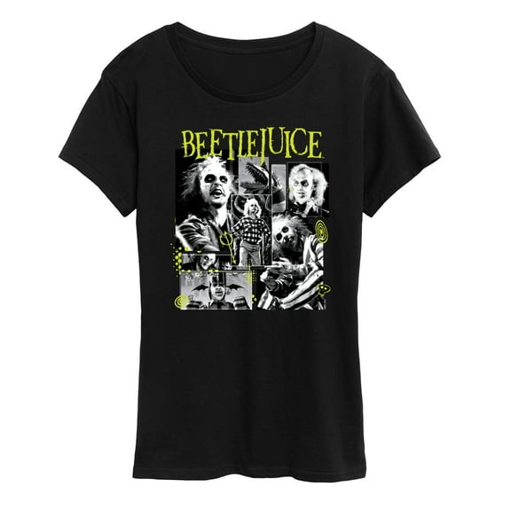 Beetlejuice - Beetlejuice Collage - Women's Short Sleeve Graphic T-Shirt