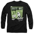 thumbnail image 1 of Beetlejuice Beetlejuice Date Me Unisex Adult Long-Sleeve T Shirt, Black, 2X-Large, 1 of 4