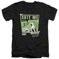 thumbnail image 1 of Beetlejuice Beetlejuice Date Me Unisex Adult V-Neck T Shirt (Large) Black, 1 of 4