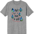 thumbnail image 1 of Beetlejuice Beetlejuice Don't Let The Phone Go Dead Heather Gray Men's Crew Neck Short Sleeve Tee-Large, 1 of 2