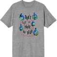 thumbnail image 1 of Beetlejuice Beetlejuice Don't Let The Phone Go Dead Heather Gray Men's Crew Neck Short Sleeve Tee-Small, 1 of 6