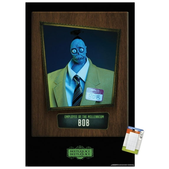 Beetlejuice Beetlejuice - Employee Of The Millennium (Bob) Wall Poster, 14.725" x 22.375"