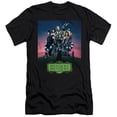 thumbnail image 1 of Beetlejuice Beetlejuice Gangs All Here Unisex Adult Canvas Brand T Shirt, Black, Large, 1 of 4