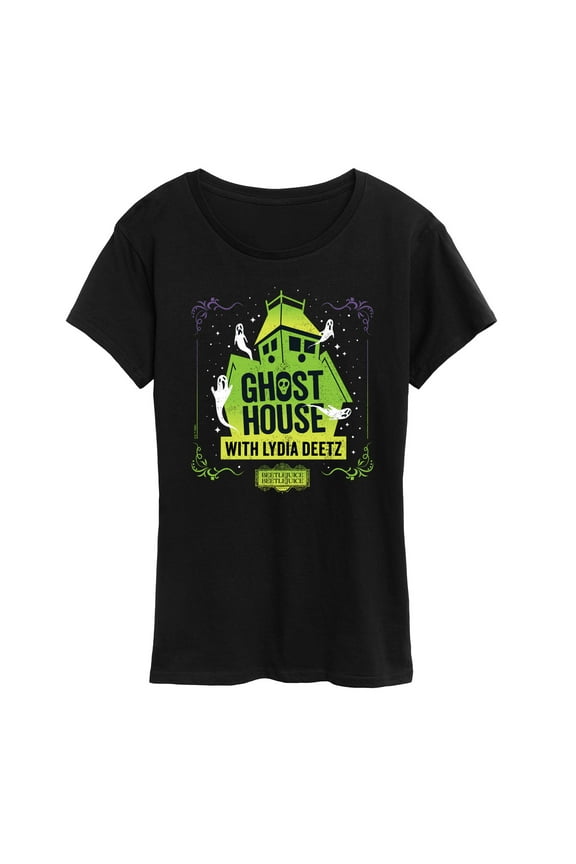 - Ghost House Lydia Deetz - Women's Short Sleeve Graphic T-Shirt