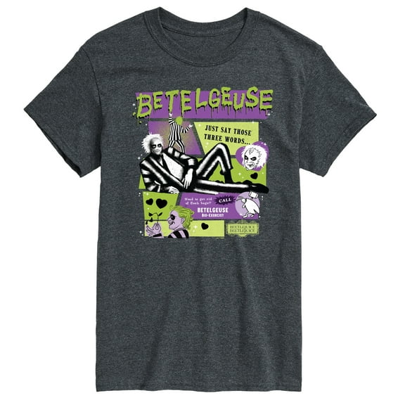 Beetlejuice Beetlejuice - Just Say Those Three Words - Men's Short Sleeve T-Shirt