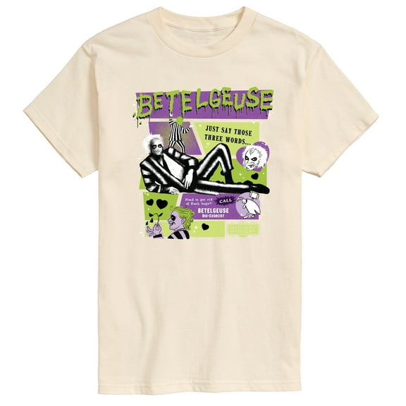 Beetlejuice Beetlejuice - Just Say Those Three Words - Men's Short Sleeve T-Shirt