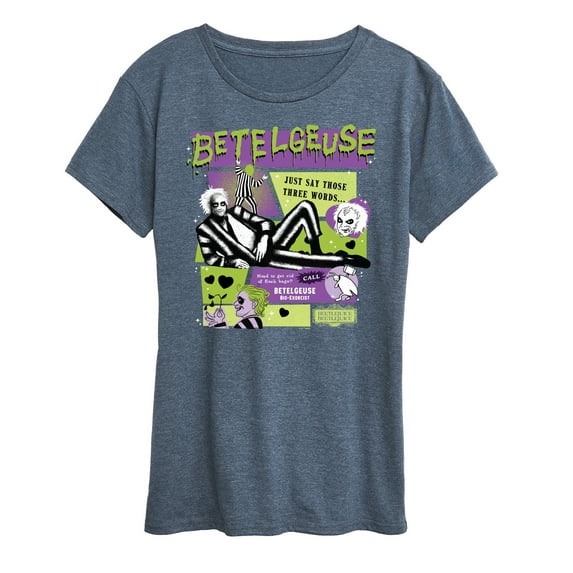 Beetlejuice Beetlejuice - Just Say Those Three Words - Women's Short Sleeve Graphic T-Shirt