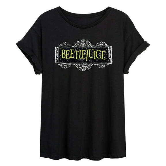 Beetlejuice - Beetlejuice Logo - Women's Oversized T-Shirt