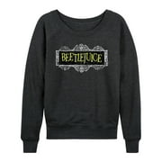 - Beetlejuice Logo - Women's Lightweight French Terry Long Sleeve Shirt