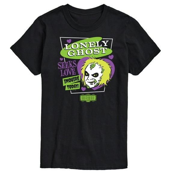 Beetlejuice Beetlejuice - Lonely Ghost - Men's Short Sleeve T-Shirt