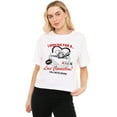 thumbnail image 1 of Beetlejuice Beetlejuice Love Beetlejuice Women's Boxy Cropped T-Shirt Casual Graphic Tee, 1 of 4