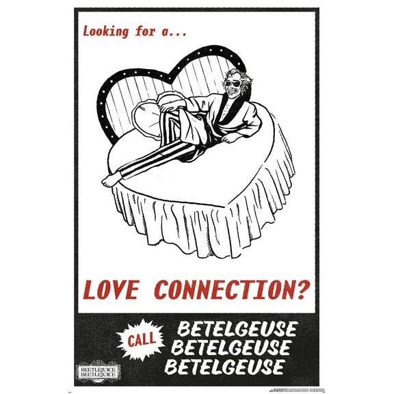 Beetlejuice Beetlejuice - Love Connection Wall Poster, 22.375" x 34"
