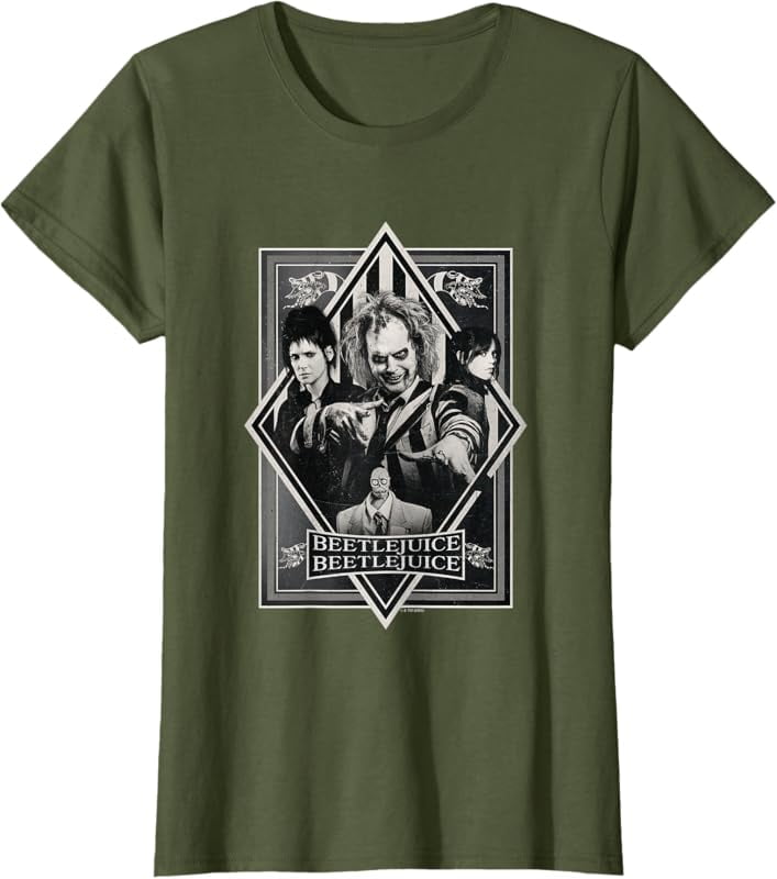 Beetlejuice Beetlejuice Lydia Betelgeuse & Astrid Vintage TShirt