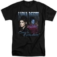 thumbnail image 1 of Beetlejuice Beetlejuice Lydia Homage Unisex Adult Tall T Shirt (X-Large) Black, 1 of 4