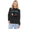 thumbnail image 1 of Beetlejuice Beetlejuice Lydia Homage Women's Crew Sweatshirt, Black, Small, 1 of 4