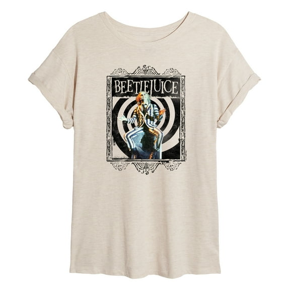 Beetlejuice - Beetlejuice On Grave - Women's Oversized T-Shirt