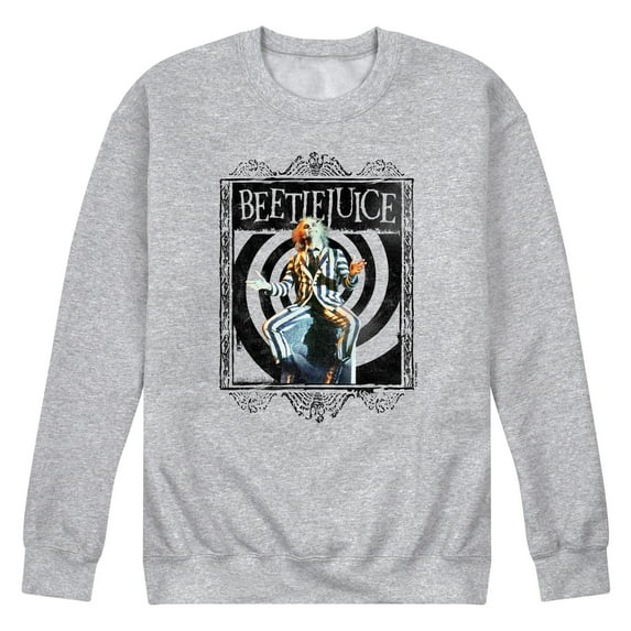 Beetlejuice - Beetlejuice On Grave - Men's Crew Neck Fleece Pullover