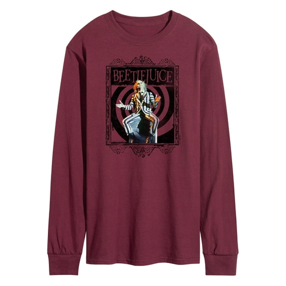 Beetlejuice - Beetlejuice On Grave - Men's Long Sleeve T-Shirt