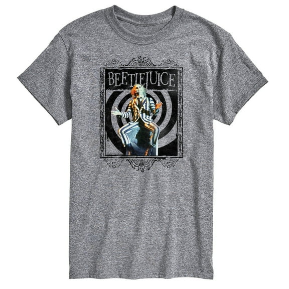 Beetlejuice - Beetlejuice On Grave - Men's Short Sleeve Graphic T-Shirt