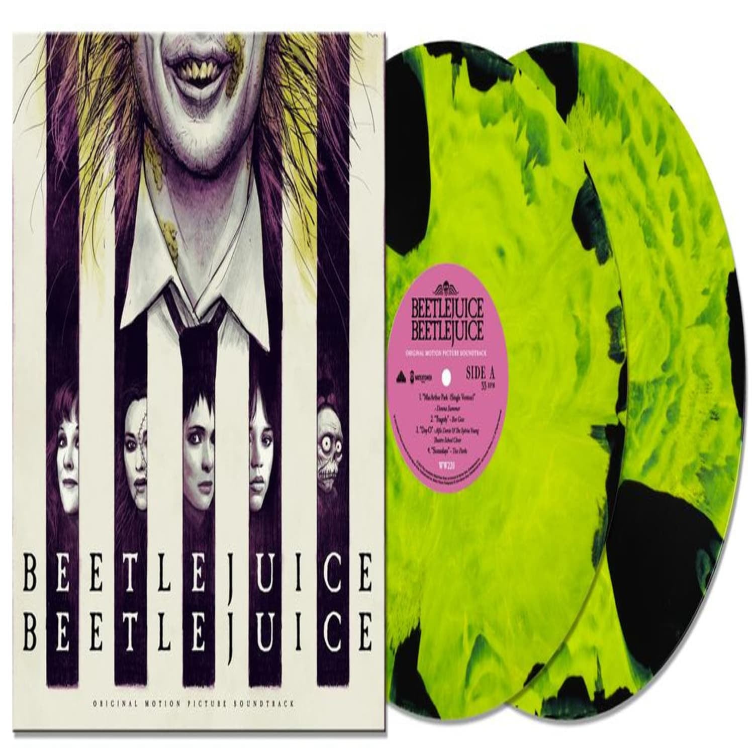 Beetlejuice Beetlejuice (Original Soundtrack) - Limited Neon Green & Black Colored Vinyl [Import]