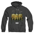 thumbnail image 1 of Beetlejuice Beetlejuice Shrinker Group Unisex Adult Pull-Over Heather Hoodie, Black Heather, Large, 1 of 4