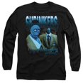 thumbnail image 1 of Beetlejuice Beetlejuice Shrinkers Homage Unisex Adult Long-Sleeve T Shirt, Black, Small, 1 of 4