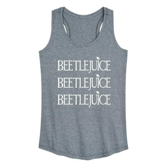 Beetlejuice - Beetlejuice Stacked - Women's Racerback Tank