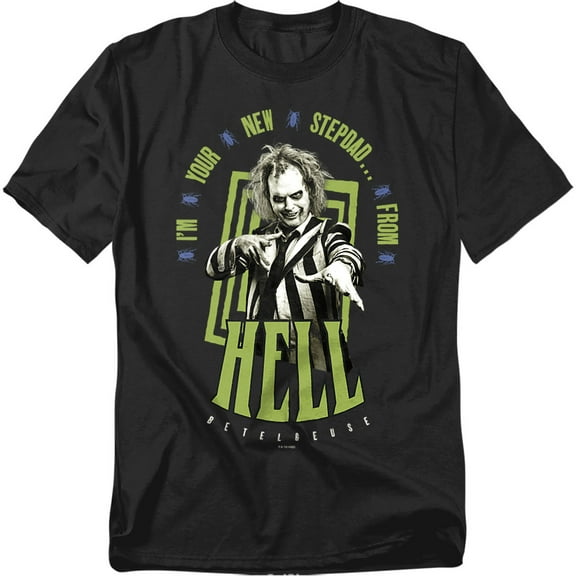 Beetlejuice 2 (2024) T-Shirt Stepdad From Hell Unisex Graphic Tee for Men & Women