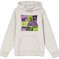 thumbnail image 1 of Beetlejuice Beetlejuice Valentine Card Collage Adult Sand Long Sleeve Hoodie-XL, 1 of 2