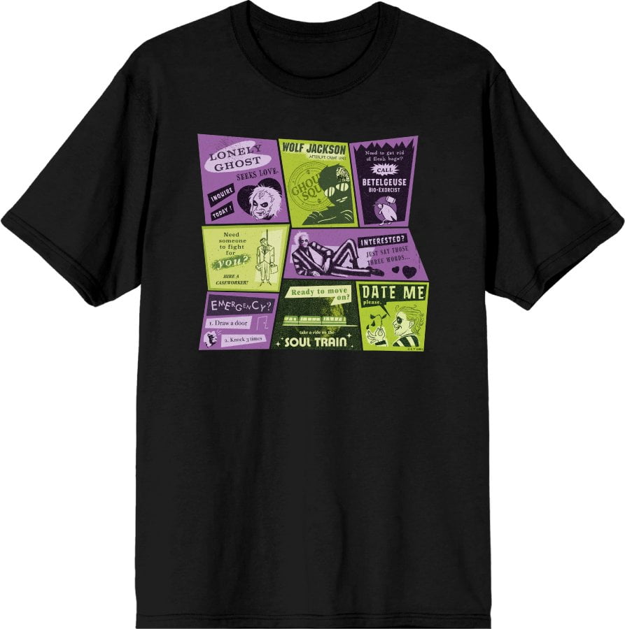 beetlejuice card sleeves Beetlejuice Valentine Collage Men's Charcoal Crew Neck Short Sleeve Tee-Medium make our millennium with a must 200 Beetlejuice Beetlejuice Dragon Shield