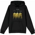 thumbnail image 1 of Beetlejuice Beetlejuice Yellow Suit Zombies Adult Black Long Sleeve Hoodie-Medium, 1 of 3